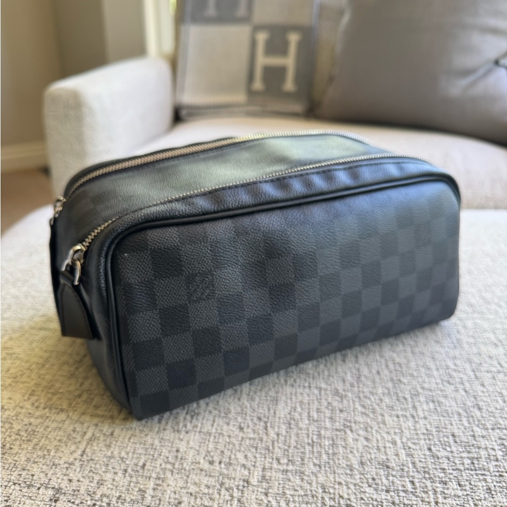 Louis Vuitton Damier black toiletry bag